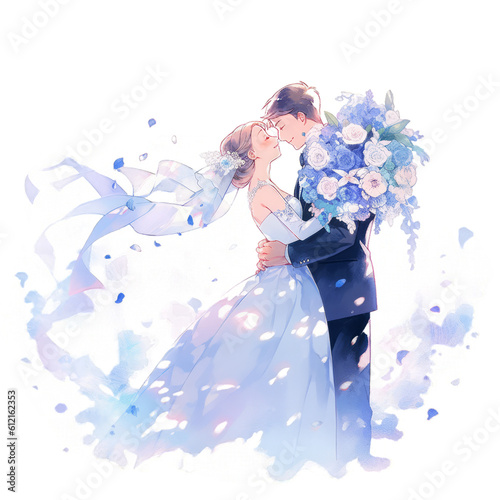 Wedding Painting Watercolor Clipart, 24 unique High Quality PNGs, Transparent Background, Digital Download, Card Making, Mixed Flowers, Digital Paper Craft, Commercial use