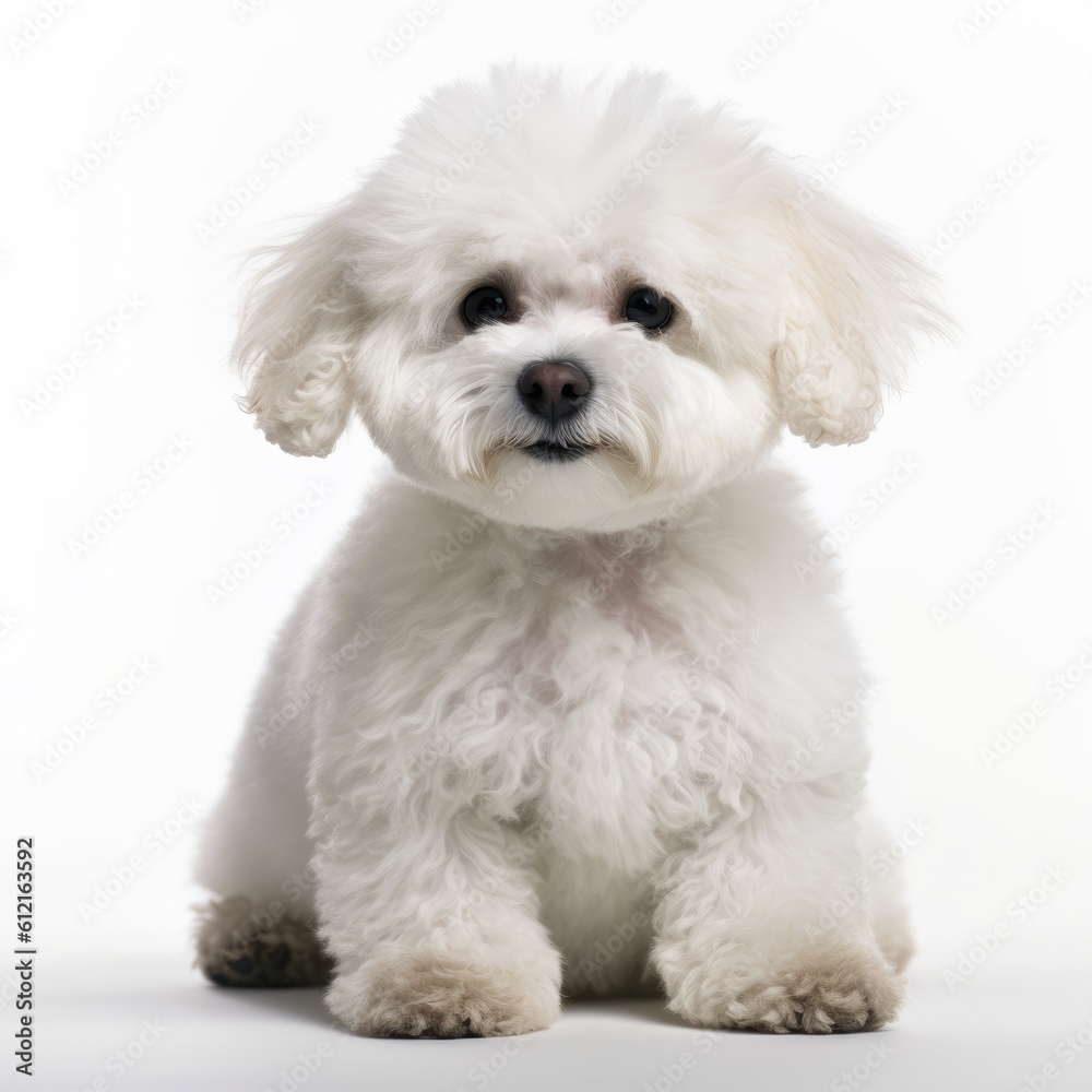 white poodle puppy