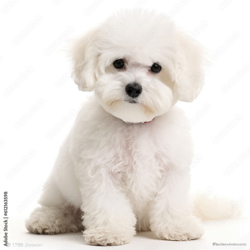 white poodle puppy