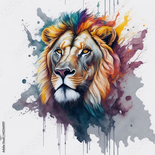 portrait of a lion © Sani