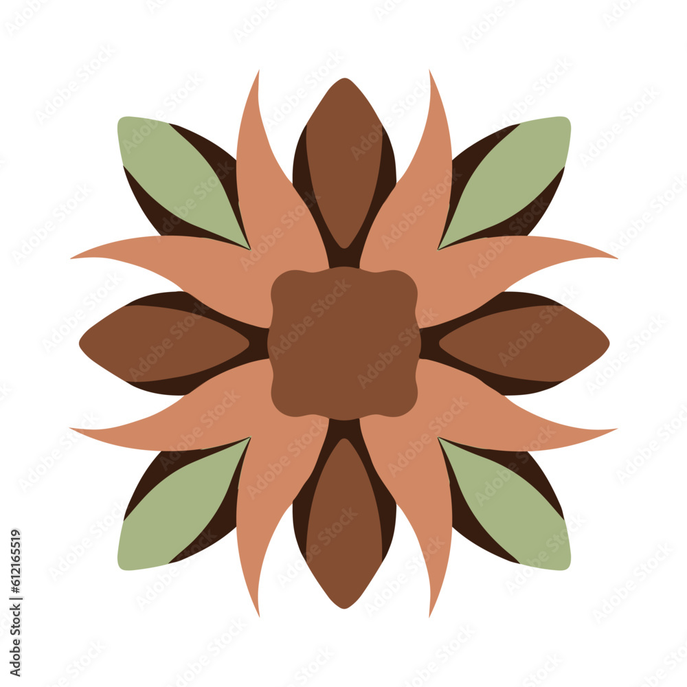 Flowers nature logo symbol and icons colorful Flowers nature logo symbol and icons colorful