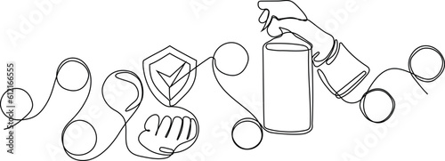 Home cleaning service landing page design concept, illustration of janitors with cleaning tools