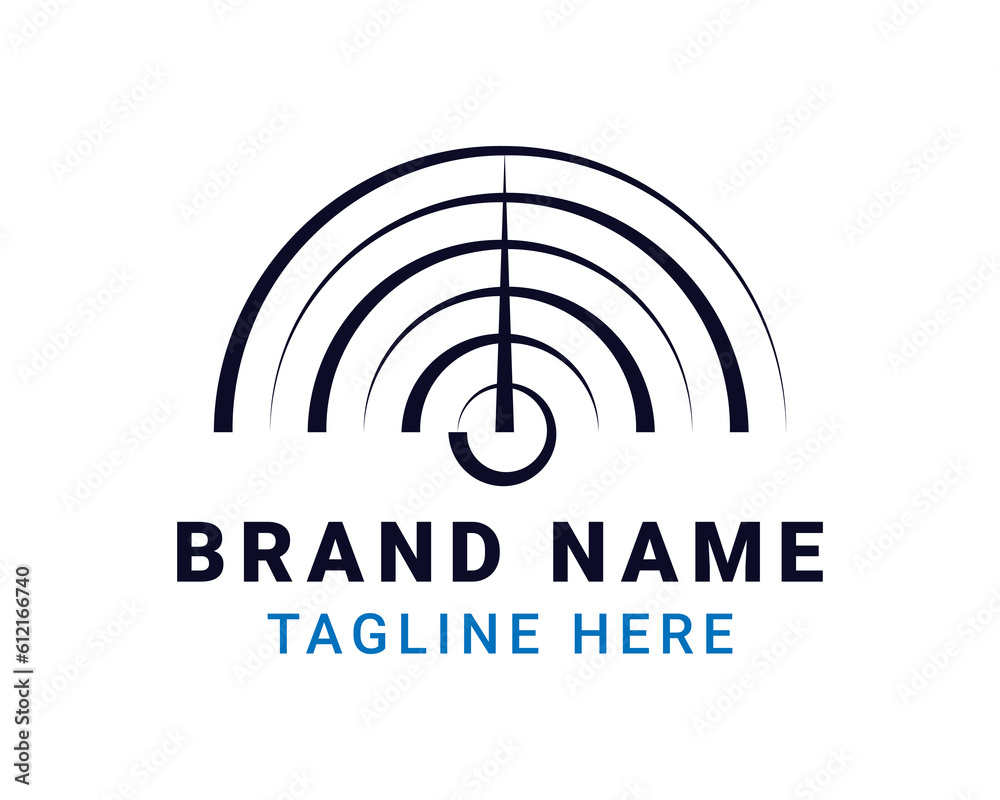 Geometric Radial Logo Design. Usable for Business and Brand Identity Logos. Flat Vector Logo Design. Geometric Radial Logo Design. Usable for Business and Brand Identity Logos. Flat Vector Logo Design.