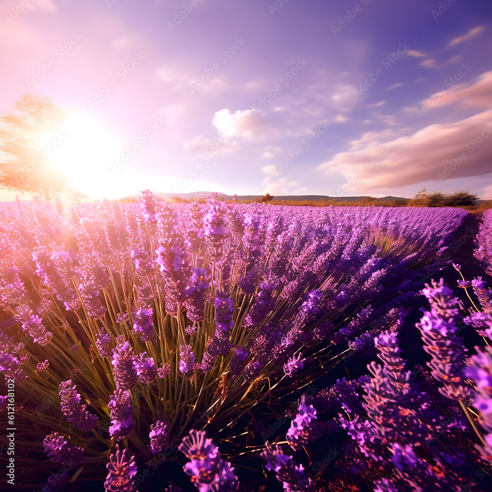 Obraz premium lavender field in region