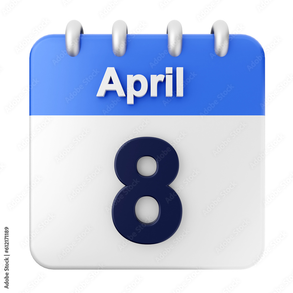 3d calendar icon illustration render 3d calendar icon illustration render