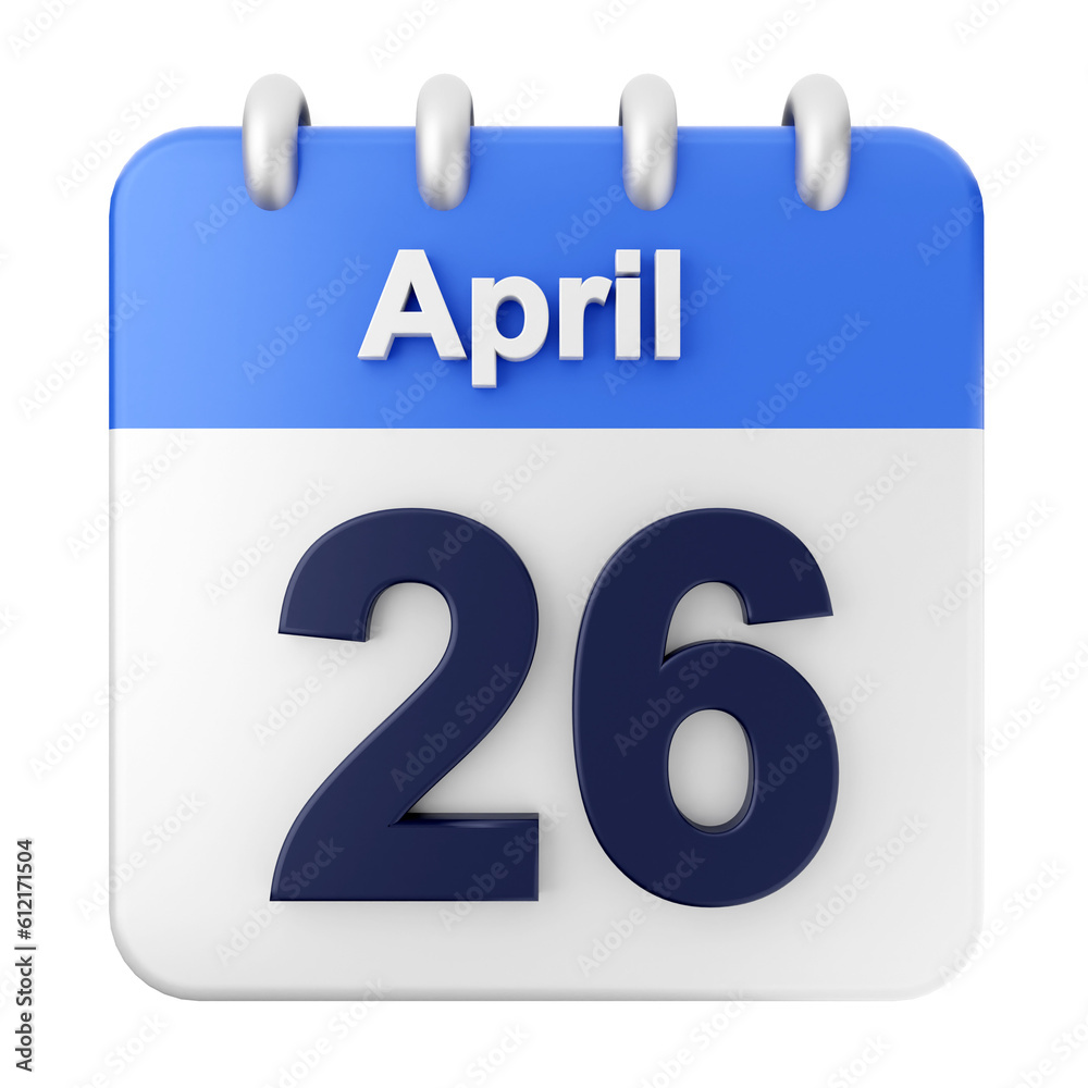 3d calendar icon illustration render 3d calendar icon illustration render