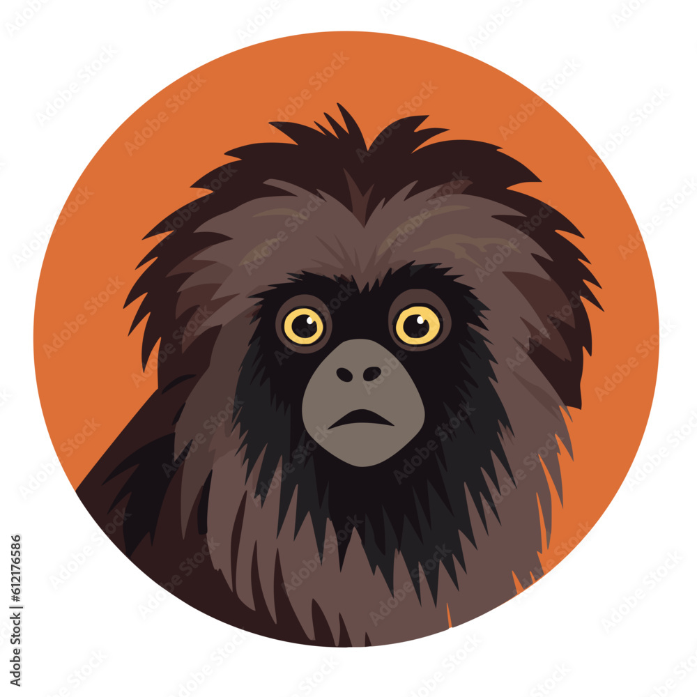 tamarin vector illustration tamarin vector illustration