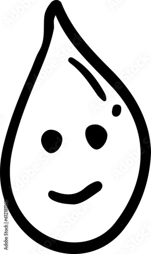 doodle water drop