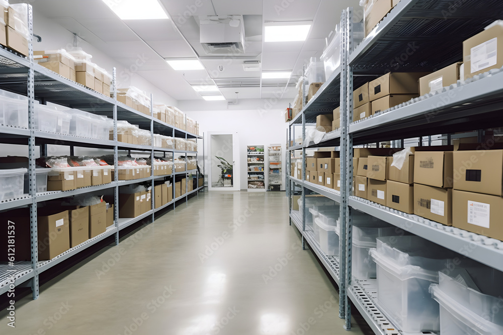 a large warehouse filled with lots of shelves filled with boxes a large warehouse filled with lots of shelves filled with boxes