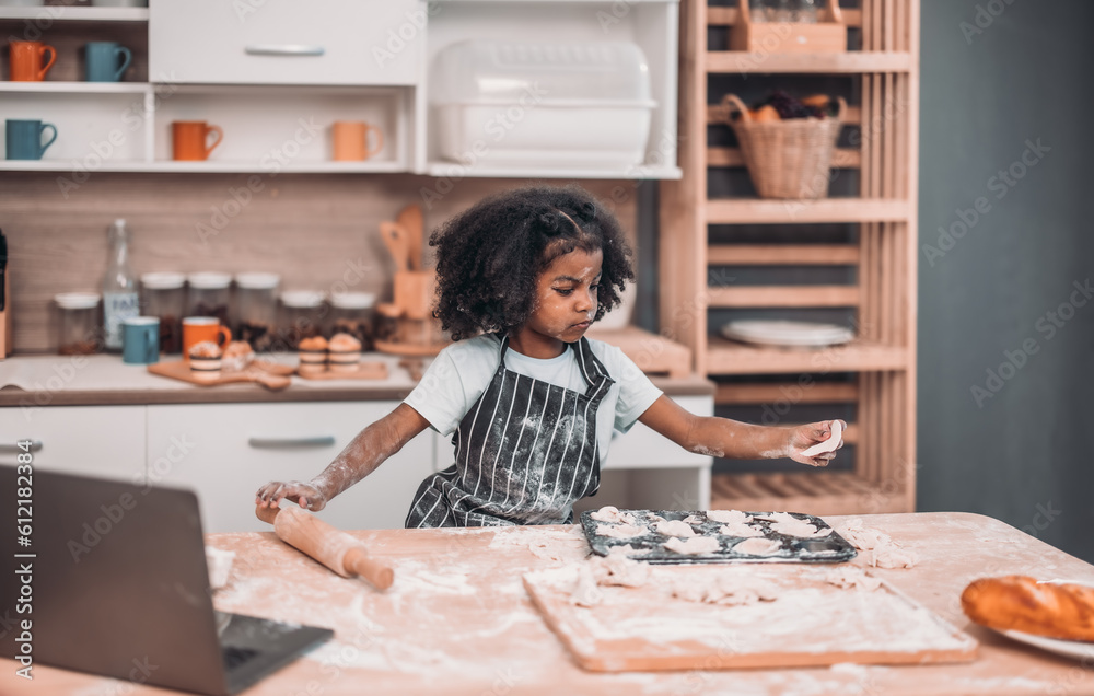 Family members cook homemade pizza dough in funny and playful ways. Mixing ingredients like salt, sugar, milk, yeast, oil then rubbing, massaging, pressing bread flour to make it smoother, stretchier