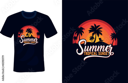 California Ocean side t-shirt and apparel. typography, print, vector illustration,  trendy design with palm trees silhouettes, summer t shirt, sunset time, tropical, beach chair vector