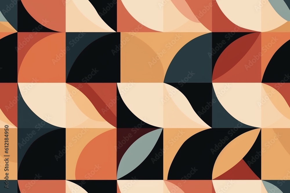 Abstract Geometric Patterns with a Modern and Minimalist Feel Created with Generative AI Abstract Geometric Patterns with a Modern and Minimalist Feel Created with Generative AI