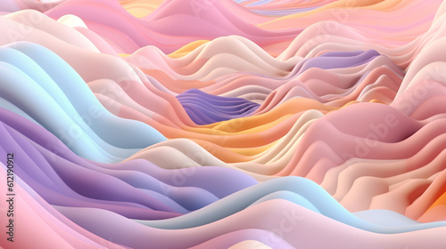 Background pastel color. Abstract rainbow gradient texture with Generative Ai. Blank colorful pattern.