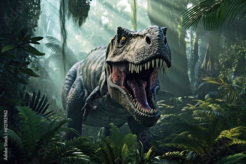 Tyrannosaurus Rex in Jungle © twilight mist