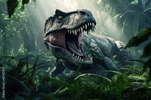 Tyrannosaurus Rex in Jungle © twilight mist