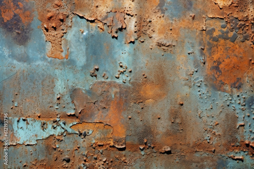 Corroded Metal Texture Background Wallpaper Design
