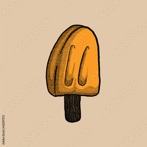 popsicle orange flavour