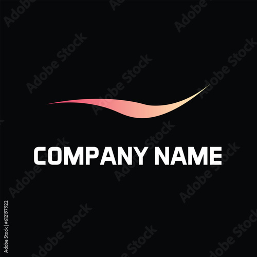 Collection of colorful abstract gradient logo template