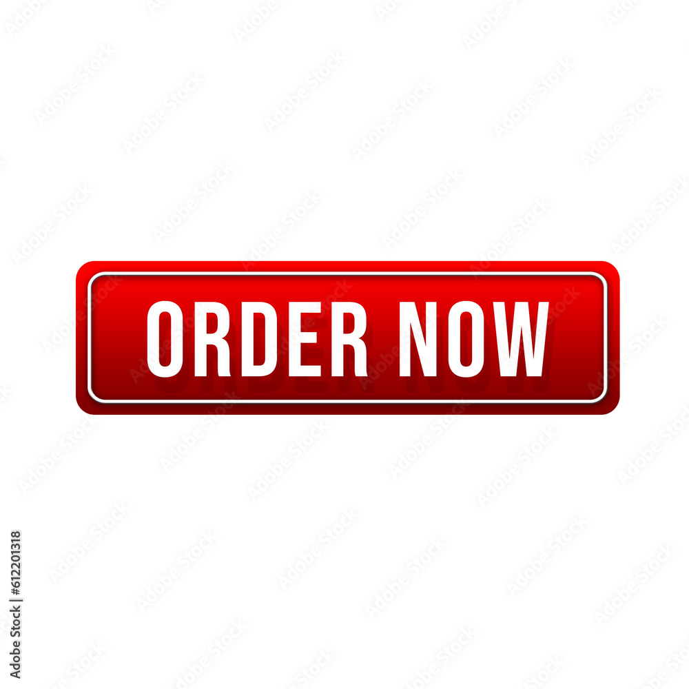 Order Now ribbon banner icon isolated on Transparent background Order Now ribbon banner icon isolated on Transparent background