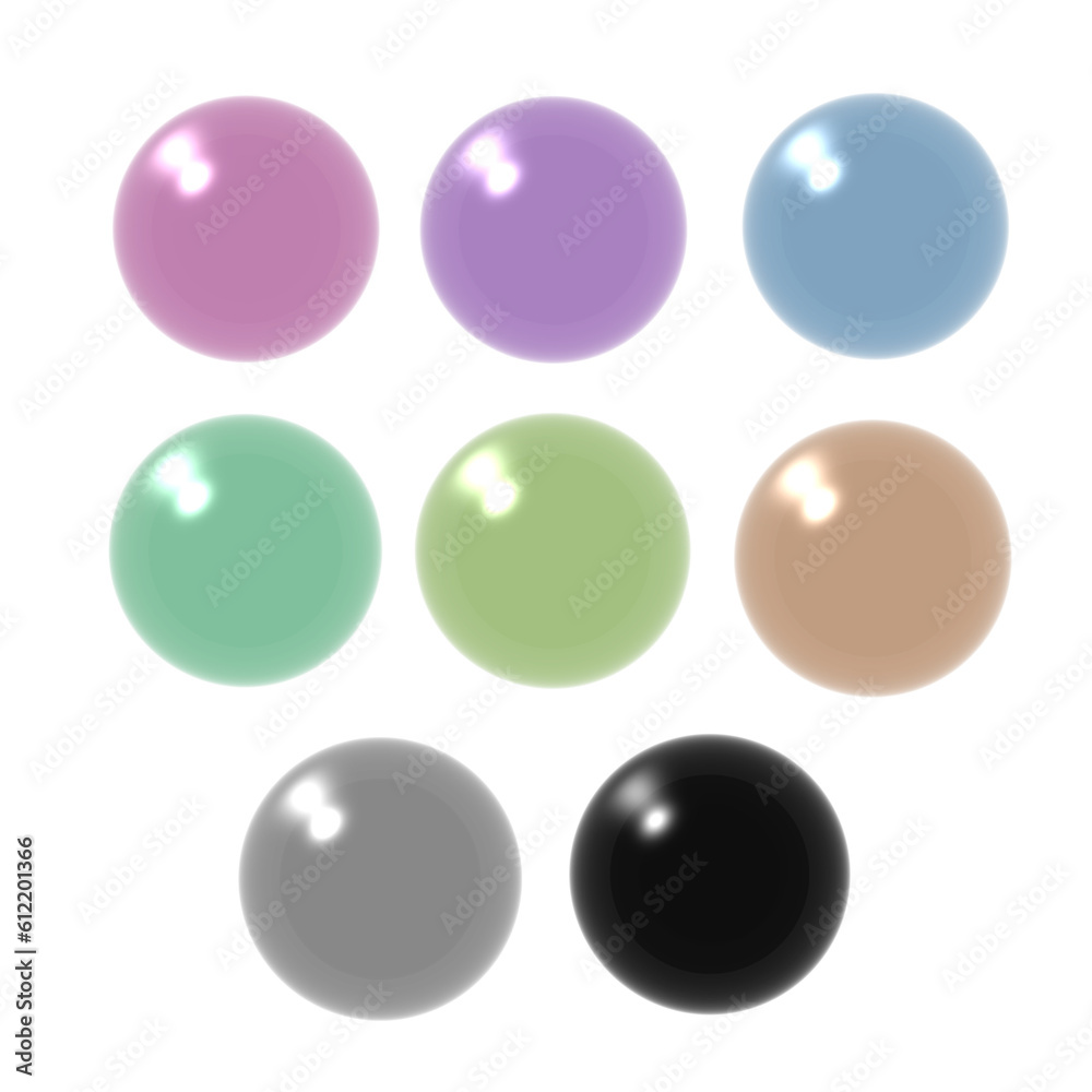 Colorful Pastel Pearl Collection