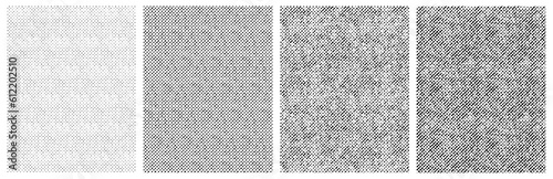 Seamless texture pattern pack vintage vector halftone