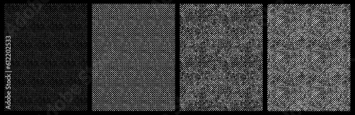 Seamless texture pattern pack vintage vector halftone