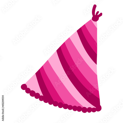 Obraz na płótnie pink party hat cake,wedding,balloon,cupcake,flag,candy,giftbox,partyhat,clipart,
