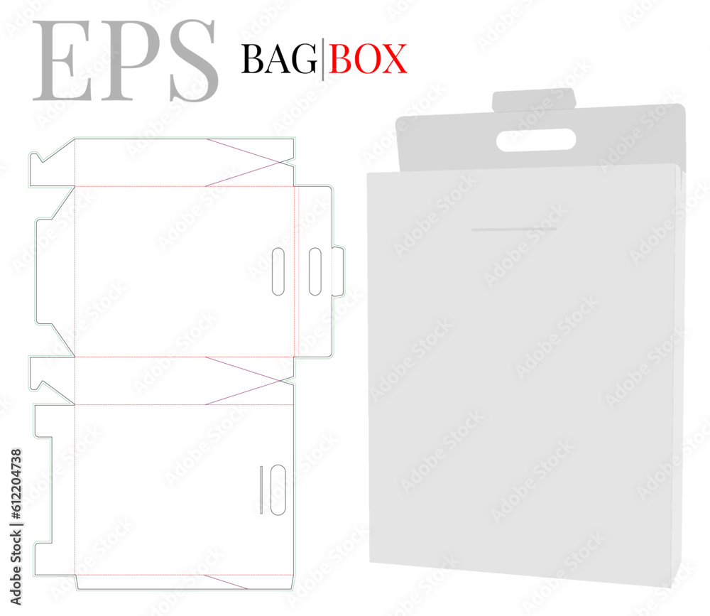 Document folder a4 with handle template paper briefcase vector with