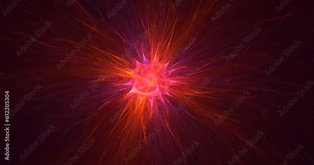 3D rendering abstract technology fractal background 3D rendering abstract technology fractal background