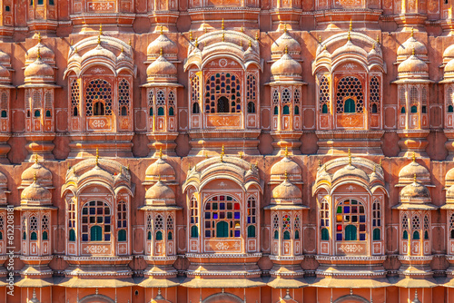 Hawa Mahal in Jaipur, Rajasthan, India.
