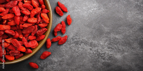 Goji Berry, Nature Superfruit for Health and Beauty, Generative AI photo