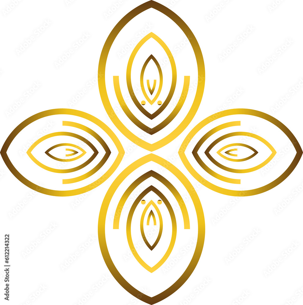 abstract gold floral design element abstract gold floral design element
