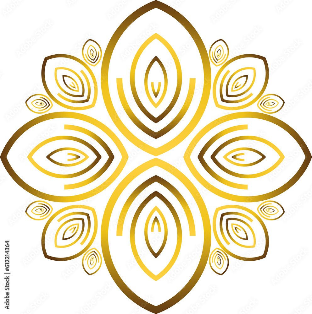 abstract gold floral design element abstract gold floral design element