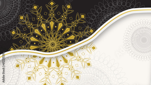 Luxury mandala arabesque ornamental background