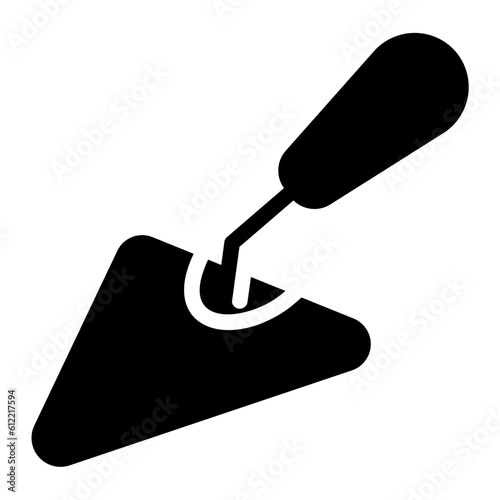 trowel Solid icon