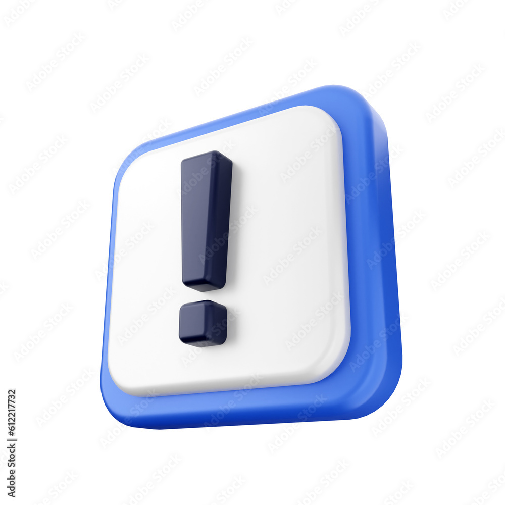 3d caution warning danger alert sing icon illustration render 3d caution warning danger alert sing icon illustration render
