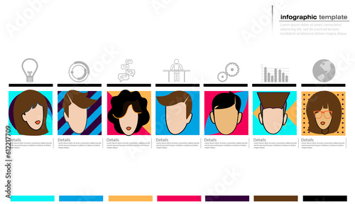  international business  website hero image. flat idea and concept think creativity modern  design  infographic template vector.