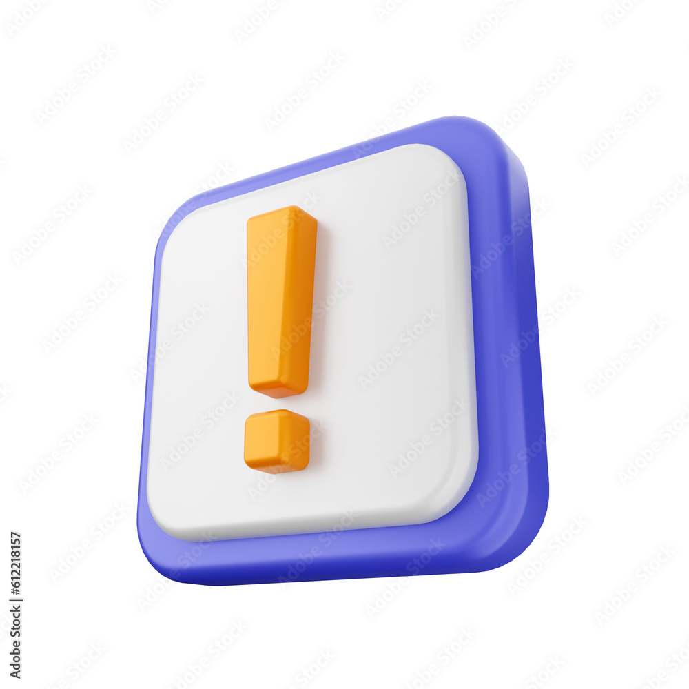 3d caution warning danger alert sing icon illustration render 3d caution warning danger alert sing icon illustration render