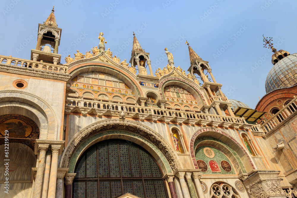  Patriarchal Cathedral Basilica of Saint Mark (Basilica di San Marco) in Venice, Italy