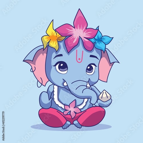 Cute little ganesha