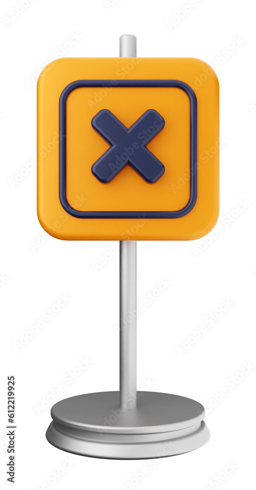 3d caution warning danger alert sing icon illustration render 3d caution warning danger alert sing icon illustration render