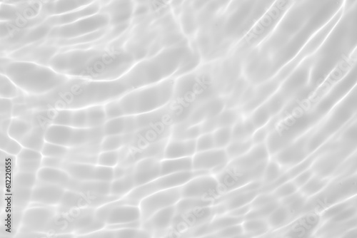 Abstract white transparent water shadow surface texture natural ripple background