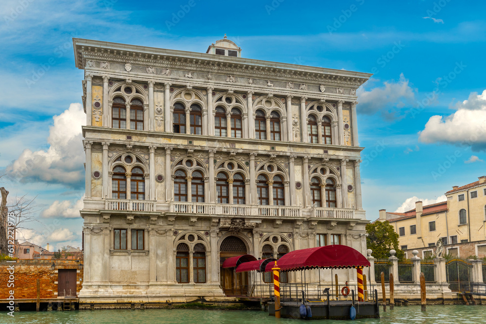 Casino di Venezia on Grand canal - obrazy, fototapety, plakaty 