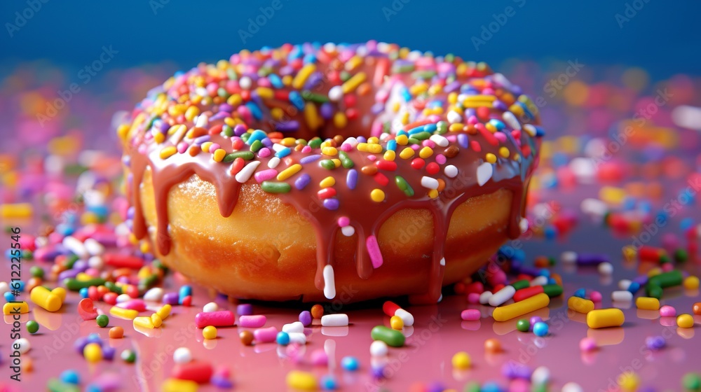 Sprinkle Donut: Fun and Colorful Treat Sprinkle Donut: Fun and Colorful Treat