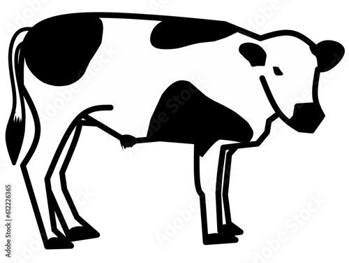 Illustration vector graphic of Sacrificial cow