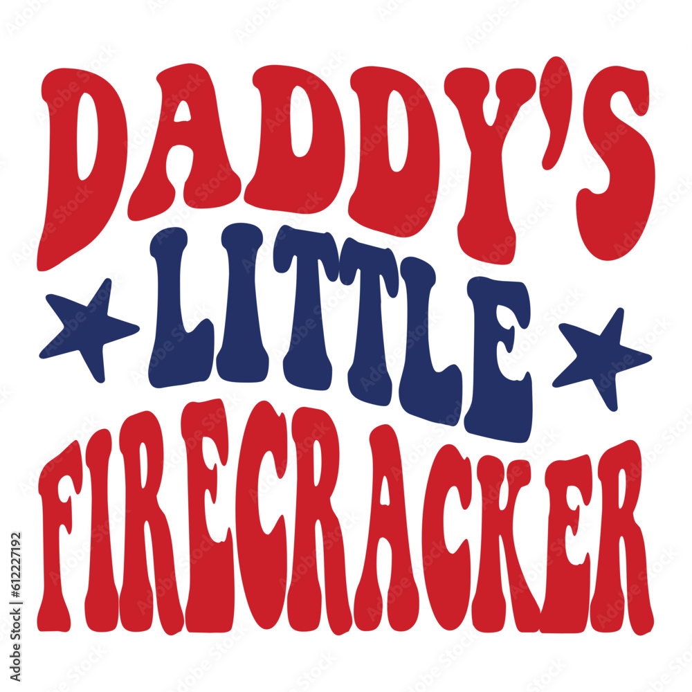 Daddy's Little Firecracker svg