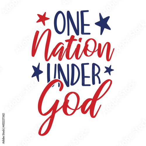 One Nation Under God svg