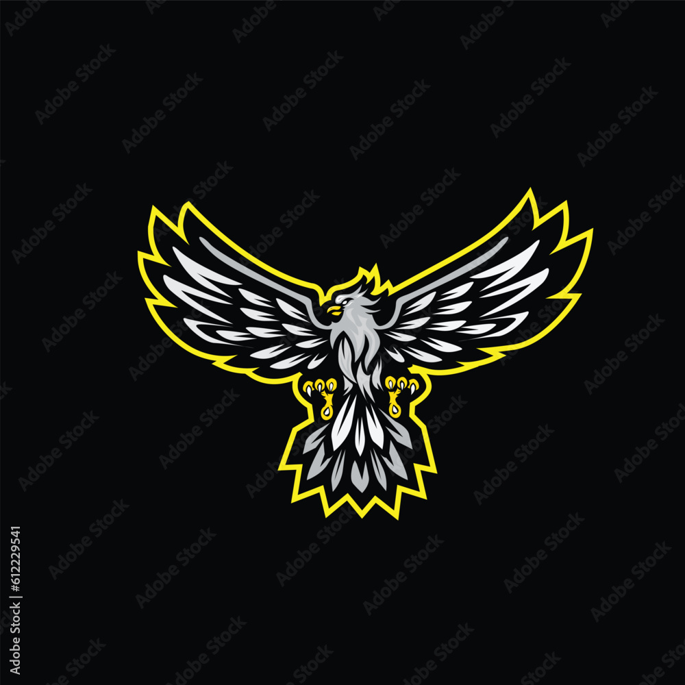 Obraz premium mascot eagle pheonix Illustrations Perfect for sport or esport logo
