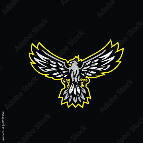 mascot eagle pheonix Illustrations Perfect for sport or esport logo