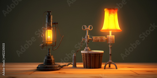 Nightstand Table Lamp

